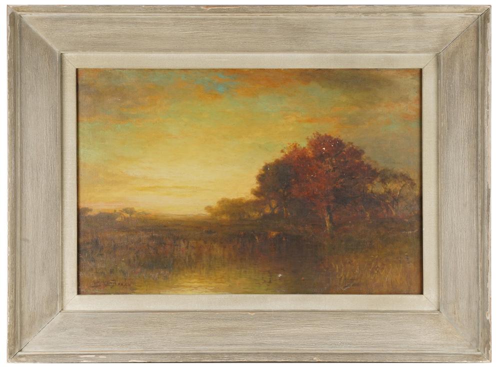 Appraisal: GEORGE HERBERT MCCORD - AUTUMN LANDSCAPEoil on canvas signed lower