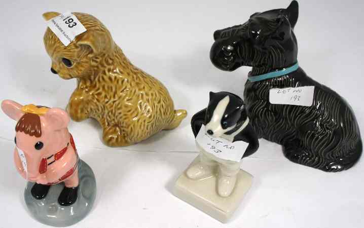 Appraisal: Wade Figures Scottie Dog Nennie Dog Tiny Clanger from Kantrax