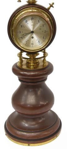 Appraisal: Salem Company nautical eight-day clock barometer now fashioned as a