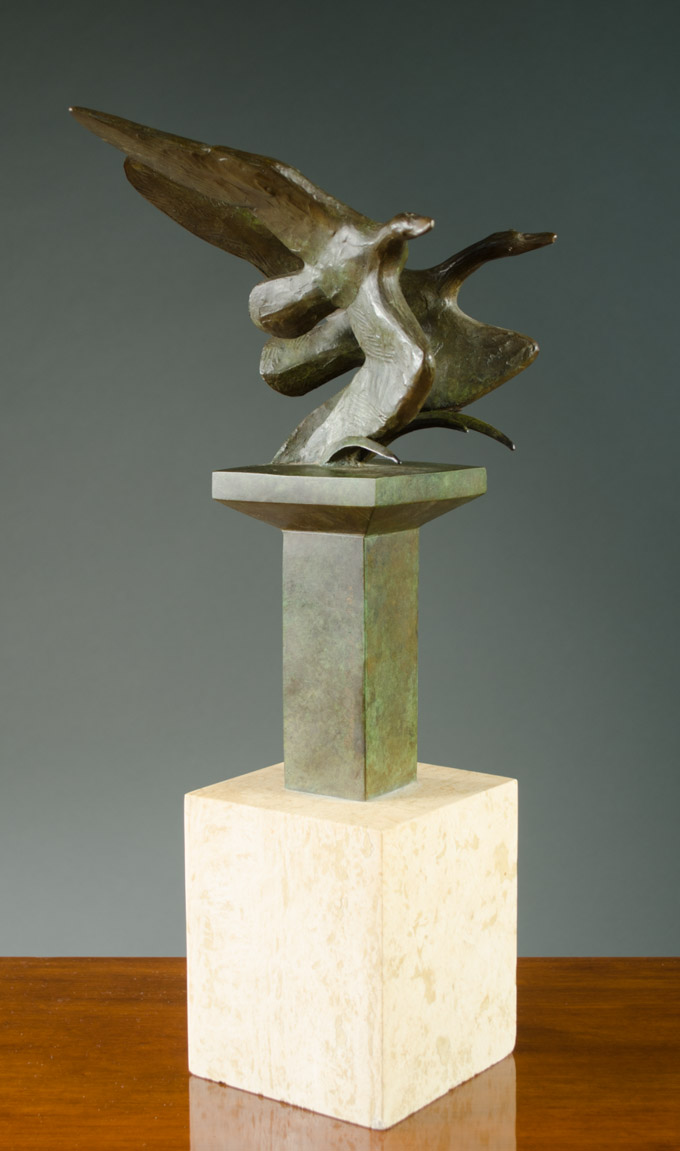 Appraisal: MARSHALL MAYNARD FREDERICKS American - original bronze sculpture Flying Wild