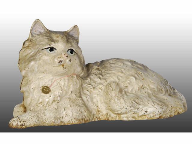 Appraisal: Hubley Fireside Cat Cast Iron Doorstop Description Full-figure Marked Hubley