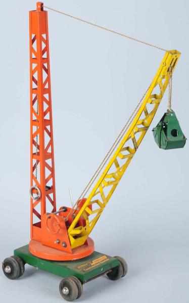 Appraisal: Pressed Steel Buddy L Mobile Construction Derrick Circa s Black