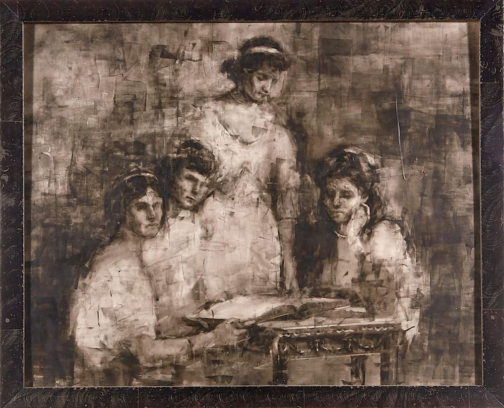 Appraisal: Lance Hewison Artist Lance Hewison Title The Ramanov Sisters Size