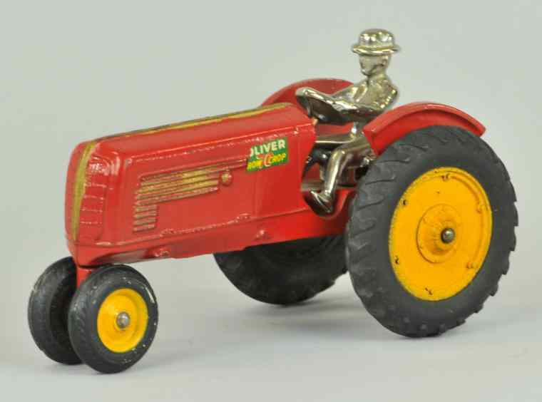 Appraisal: ARCADE OLIVER TRACTOR c cast iron painted in red overall