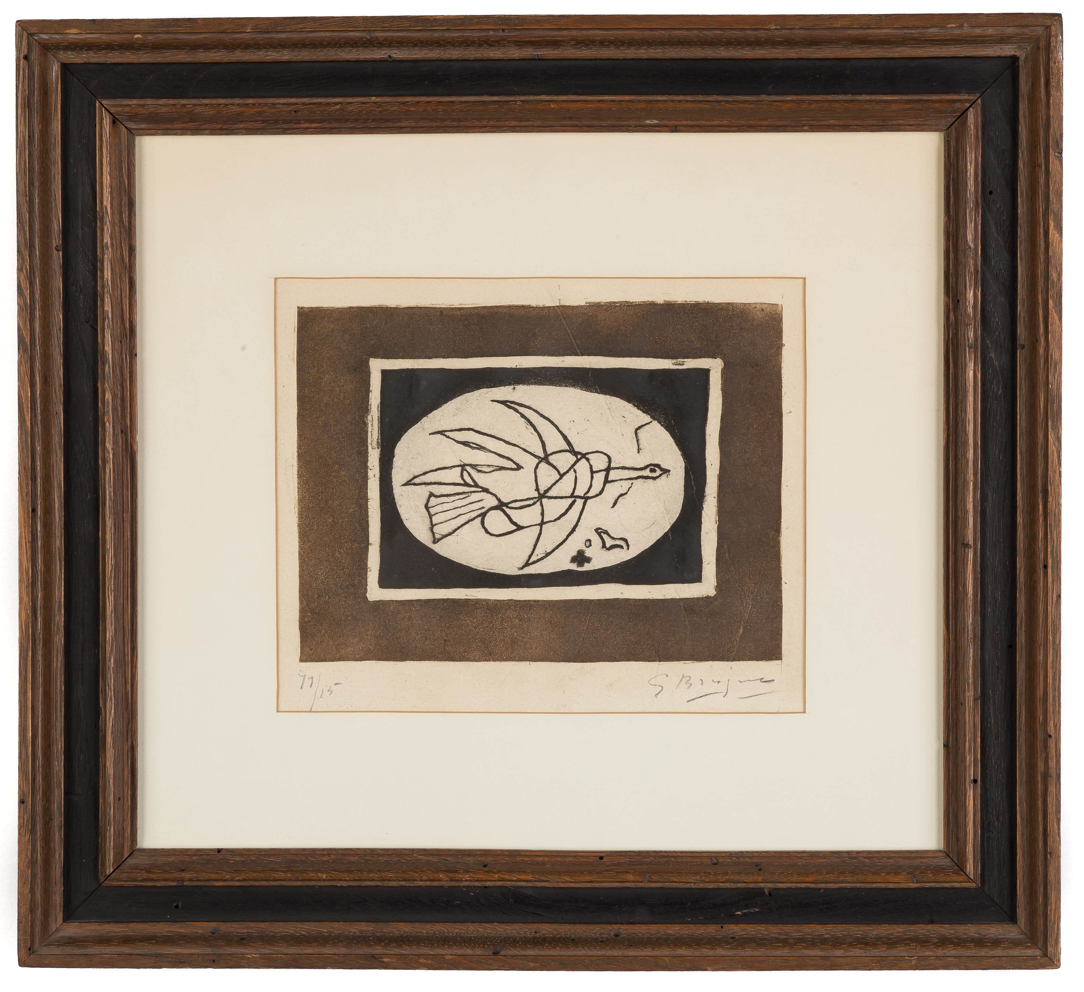 Appraisal: Georges Braque French - Untitled Signed lower right G Braque