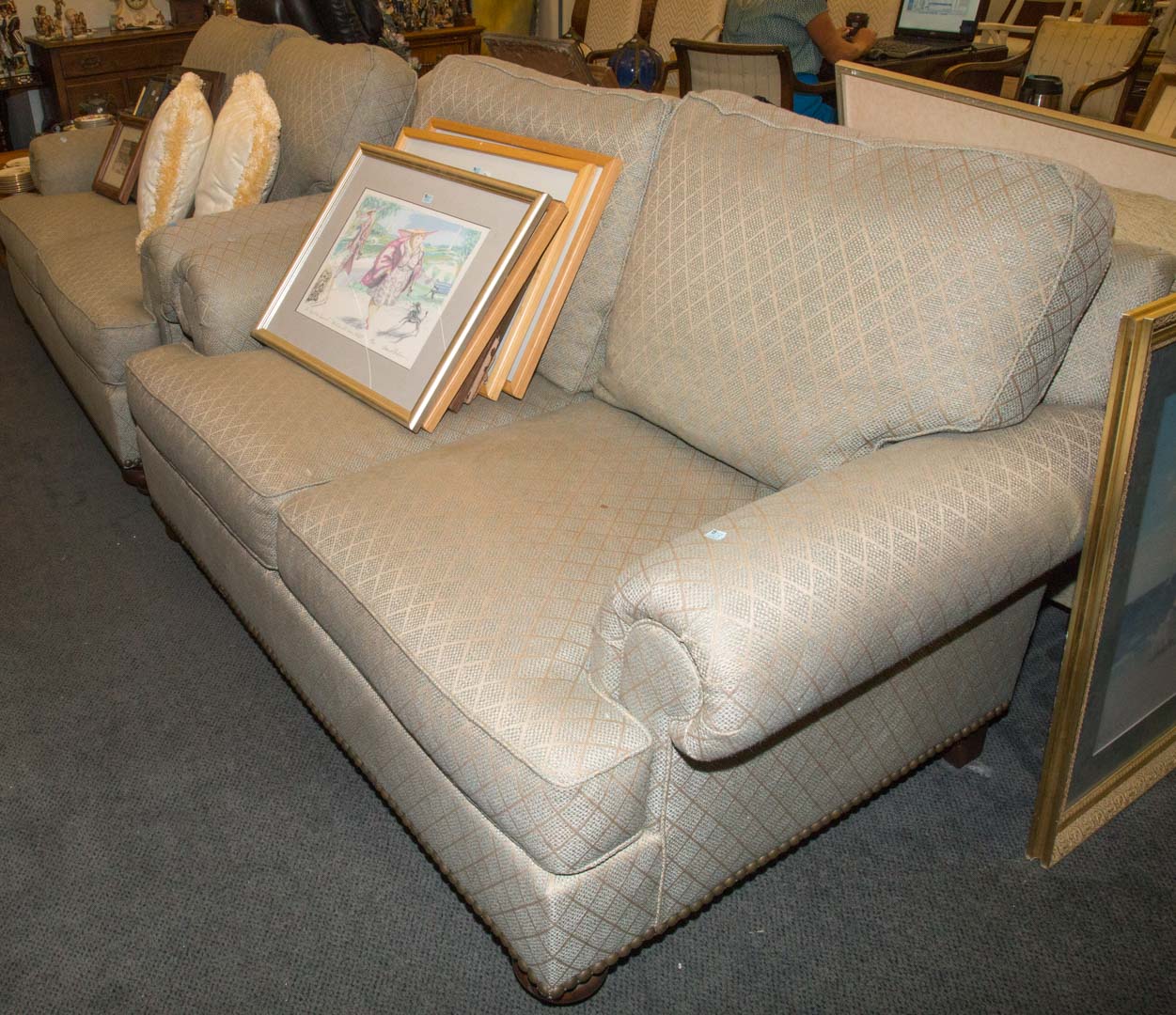 Appraisal: Pair of Henredon sofas