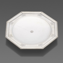 Appraisal: Tiffany Co CAKE TRAY New York USA - sterling silver