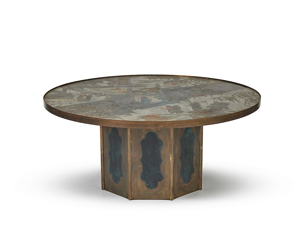 Appraisal: PHILIP and KELVIN LAVERNE th st century Chan Coffee Table