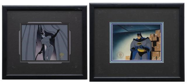 Appraisal: lot of Framed Warner Brothers original production art sericels over