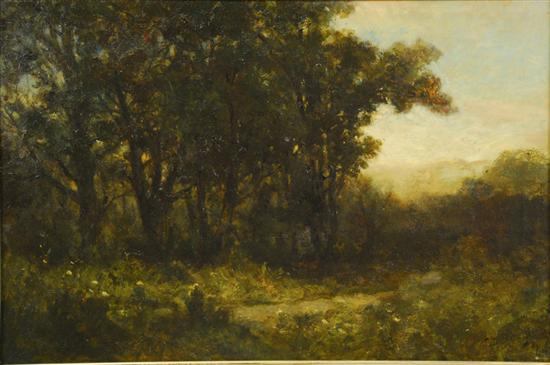 Appraisal: EDWARD MITCHELL BANNISTER American - TONALIST LANDSCAPE oil on canvas