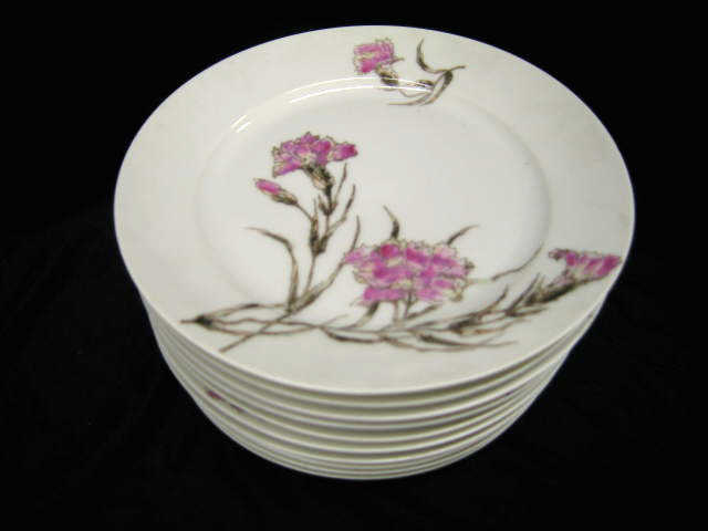 Appraisal: Haviland Limoges Porcelain Plates floral decor