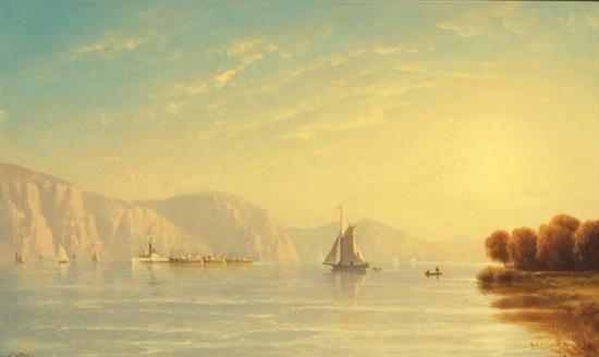 Appraisal: WILLIAMSON JOHN American - ''Morning Highlands of the Hudson'' oil