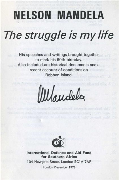 Appraisal: vol Mandela Nelson The Struggle is My Life London International