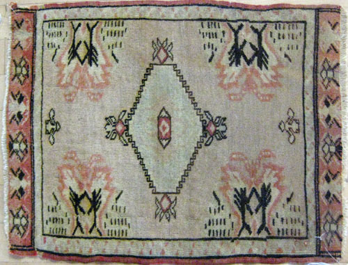 Appraisal: Three oriental mats ' x ' ' x ' '