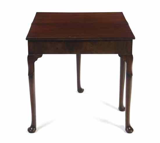 Appraisal: A George III Mahogany Games Table having a rectangular top