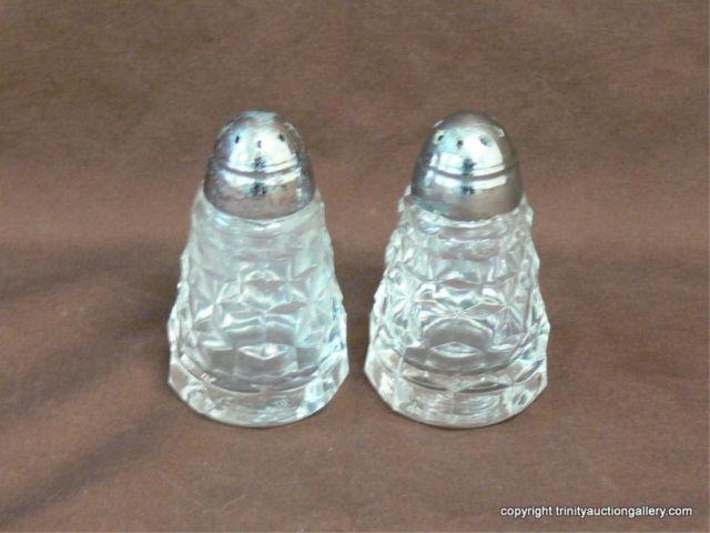 Appraisal: American Fostoria Salt Pepper Shaker Set - Pattern by Fostoria