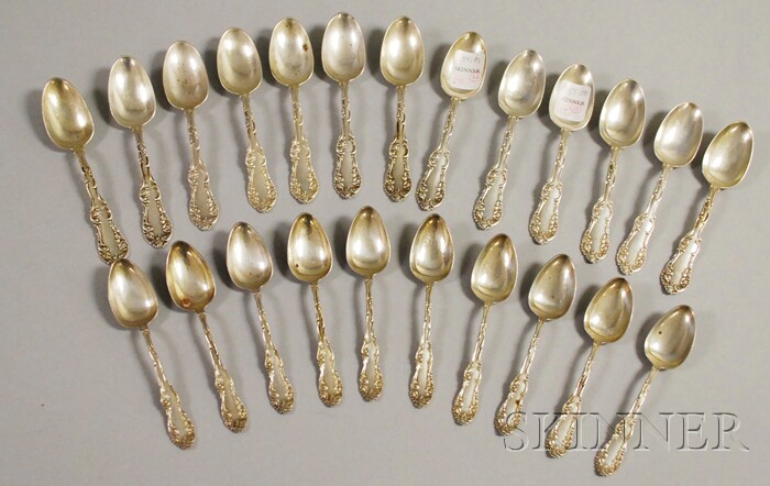 Appraisal: Approximately Twenty-three Towle Sterling Silver Spoons Old English pattern approx