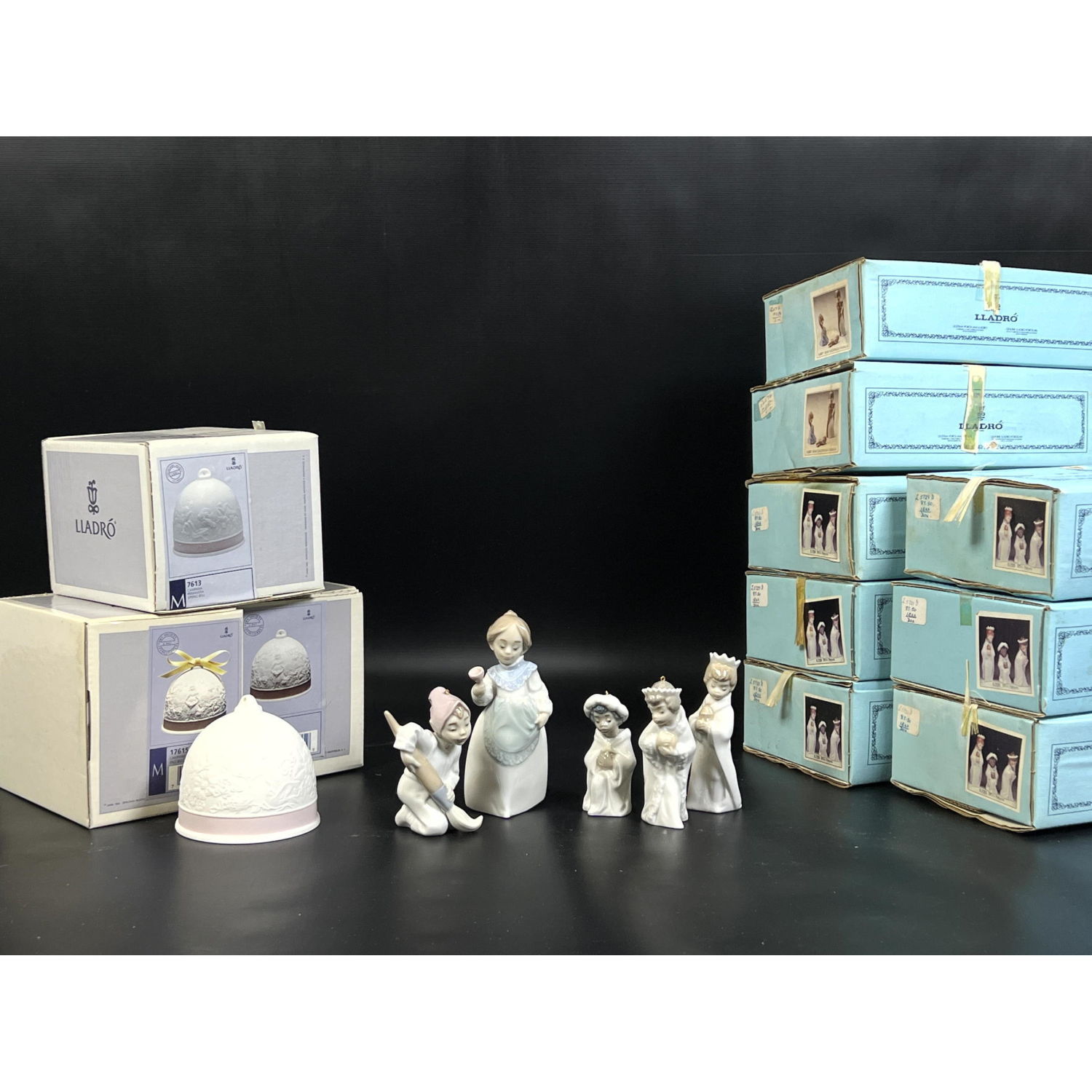 Appraisal: Large Lot LLADRO Figurines Boxed sets --- Condition Very Good