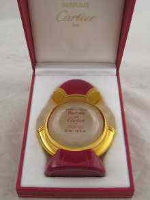 Appraisal: An empty Cartier perfume bottle ''Panthere de Cartier in fitted