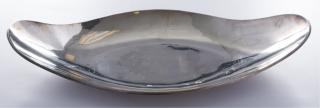 Appraisal: Mexican Sterling Bread Tray Mexican sterling bread tray measures approximately