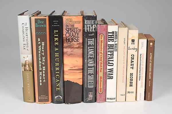 Appraisal: American Indian - History Books on the Indian Wars lot