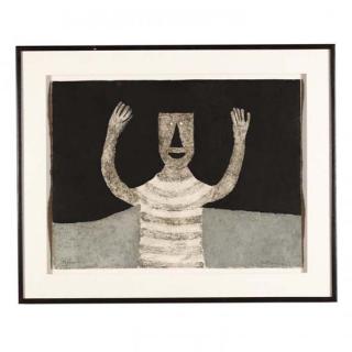 Appraisal: Rufino Tamayo Mexican etching in colors signed in crayon lower