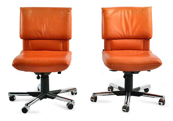 Appraisal: A PAIR OF MARIO BELLINI VITRA CHAIRS