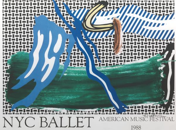 Appraisal: ROY LICHTENSTEIN AMERICAN - x NYC Ballet American Music Festival