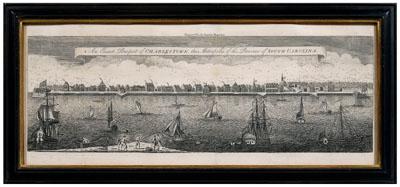 Appraisal: th century Charleston engraving South Carolina quot An Exact Prospect