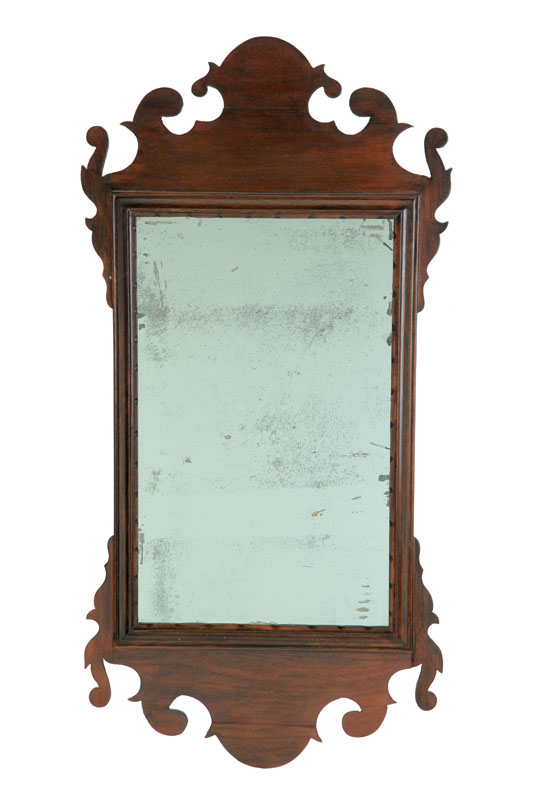 Appraisal: WALL MIRROR English or American late th-early th century mahogany