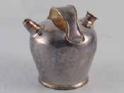 Appraisal: An Italian silver standard stylish pot ht cm wt gm