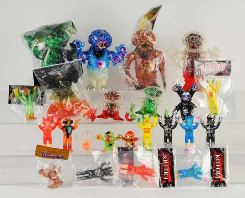 Appraisal: Lot of Blobpus Soft Vinyl Figures Description Includes ten plus