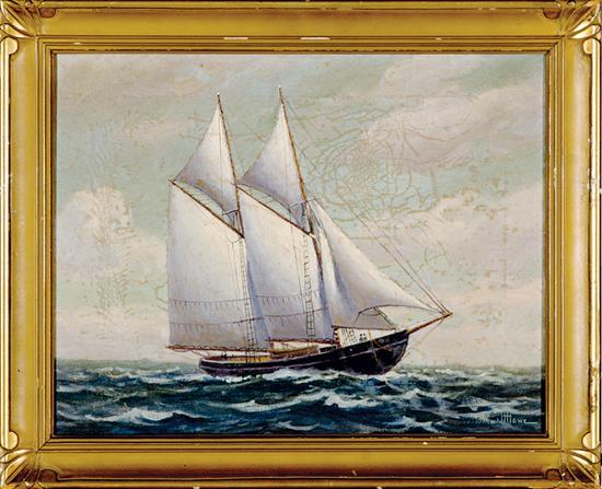 Appraisal: Harry Hambro Howe Massachusetts - TWO WORKS OPEN SEAS and