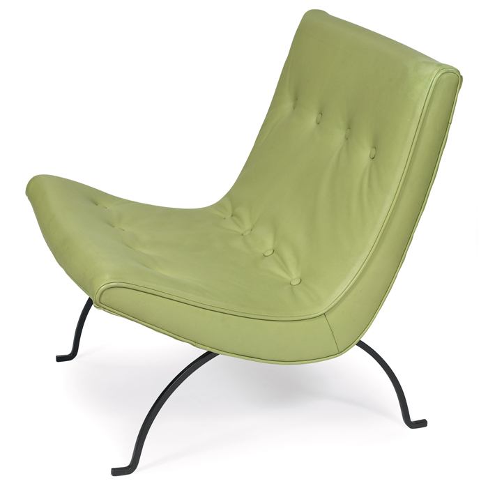 Appraisal: Milo Baughman lounge chair s manufactured for Murray Furniture by