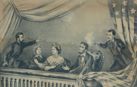 Appraisal: Currier Ives print The Assassination of President Lincoln x