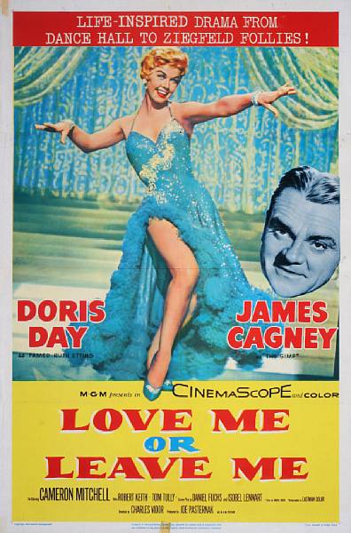 Appraisal: Love Me or Leave Me MGM one-sheet condition A- featuring