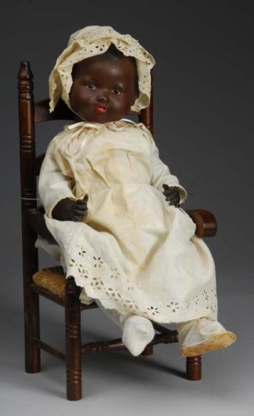 Appraisal: Black Bisque Character Baby Doll Description Germany Ca s T