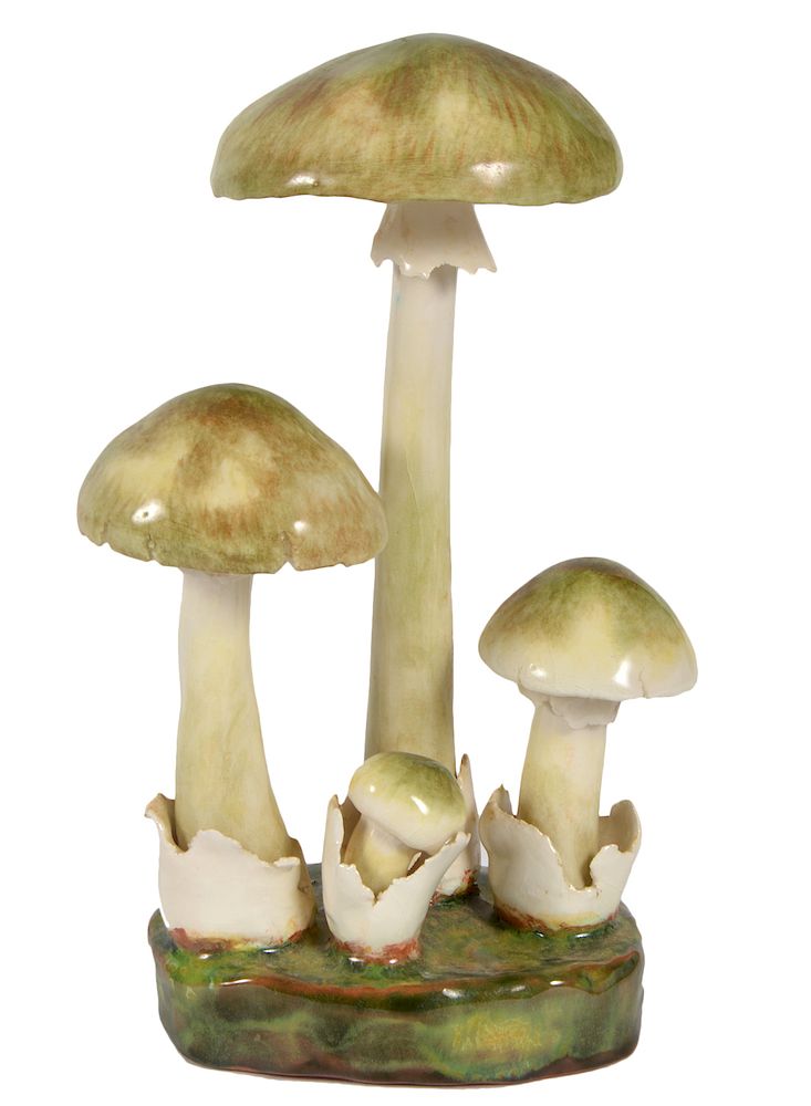 Appraisal: Lorenzen Mushroom 'Amanita Phalloides' H Ernst Alma Lorenzen mushroom 'Amanita