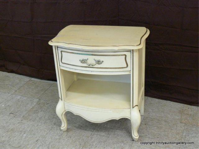 Appraisal: 's French Provincial Bed Side Night Stand - has one