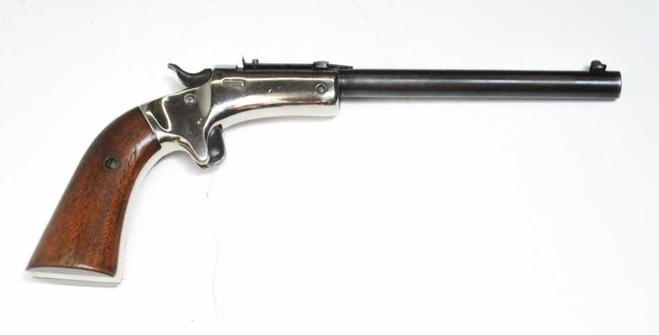 Appraisal: J STEVENS A T CO NO SINGLE SHOT TIP-UP PISTOL