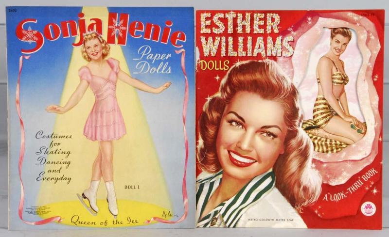 Appraisal: Lot of Celebrity Paper Doll Sets Description Includes Esther Williams