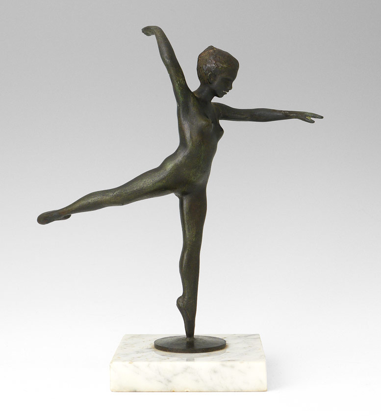 Appraisal: BROWN Joseph American - Ballerina Bronze '' h x ''