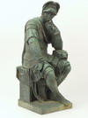 Appraisal: SCULPTURE - Bronze replica of the original marble figure by