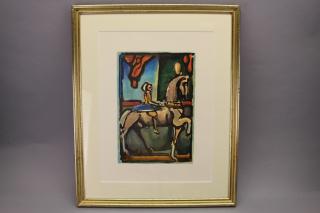 Appraisal: Georges Rouault French - lithograph Equestrienne Signed in plate Image