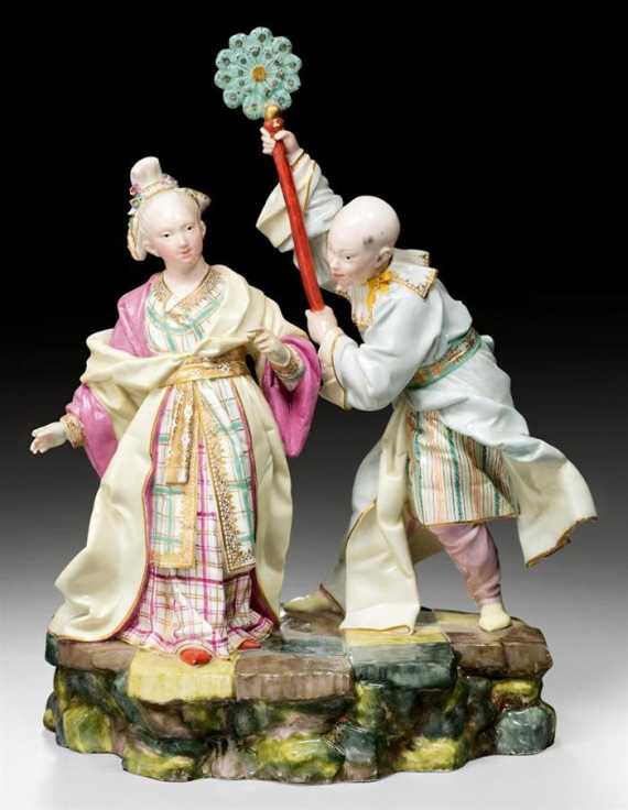 Appraisal: THE CHINESE EMPRESS' Hoechst circa Model probably by Lawrence Russinger