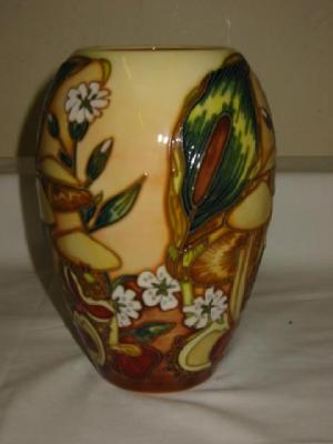 Appraisal: A MOORCROFT POTTERY LIMITED EDITION UNDERWOOD PATTERN VASE designed by