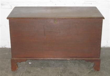 Appraisal: Provincial painted pine blanket chest The hinged rectangular top above