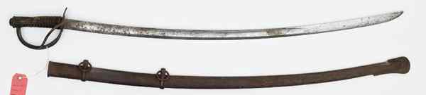 Appraisal: US Civil War Unmarked Model Light Cavalry Sword Model cavalry