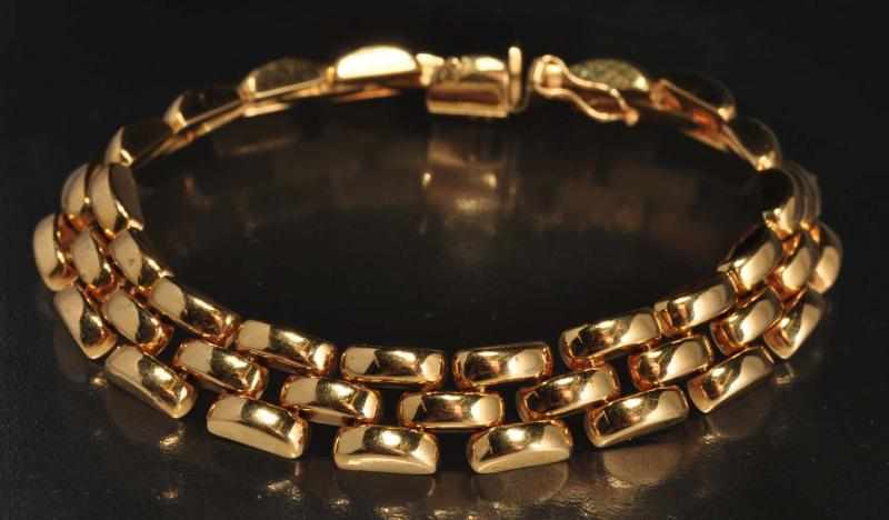 Appraisal: K Y Gold Bracelet Description mm wide Weight dwt Condition