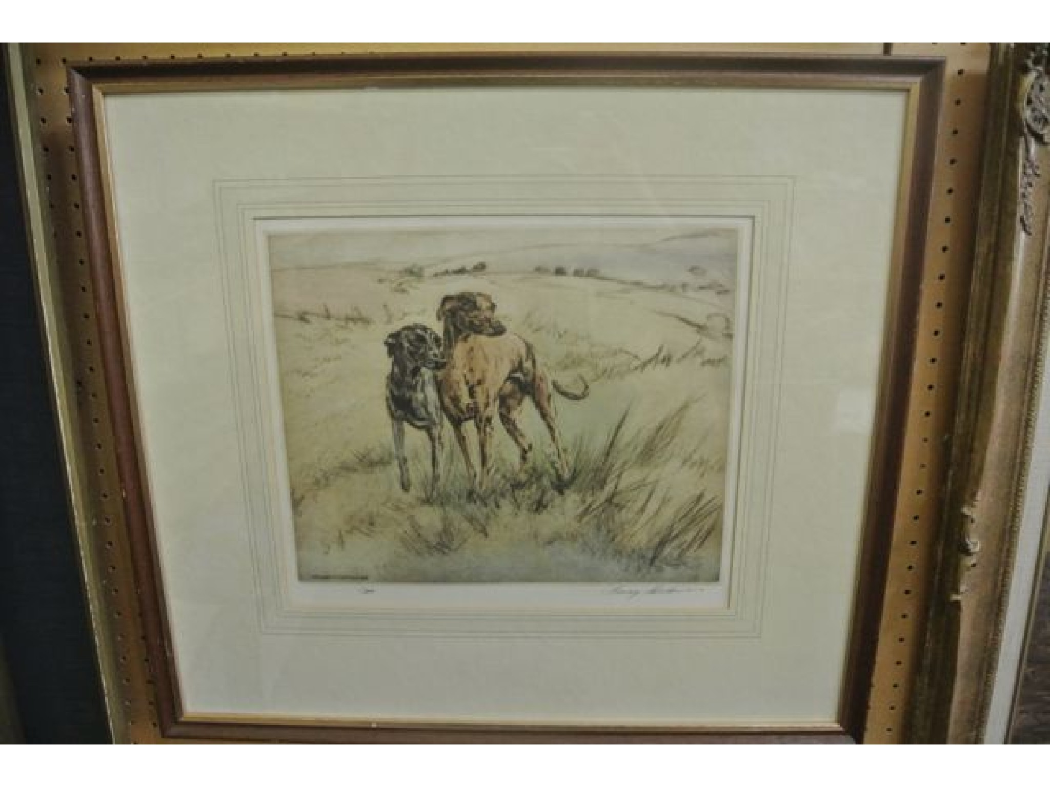 Appraisal: A signed coloured limited edition etching by Henry Wilkinson showing